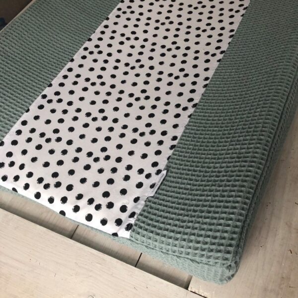 Aankleedkussenhoes dots oudgroen - Afbeelding 3