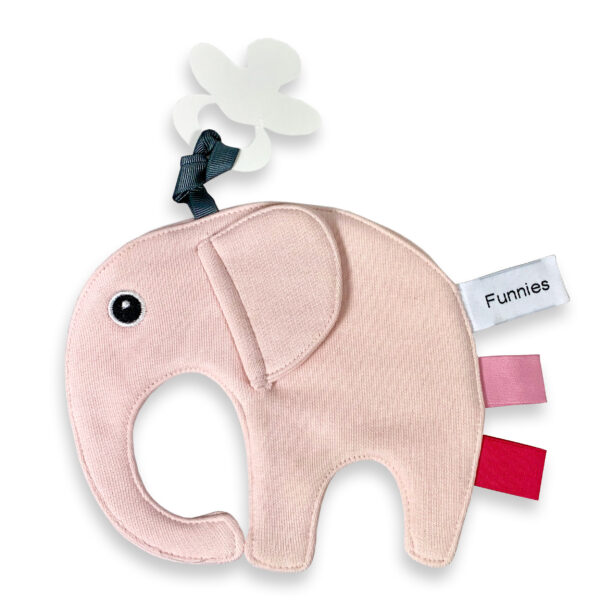 Speendoek – Met Naam –  Ollie – Blush - Afbeelding 2