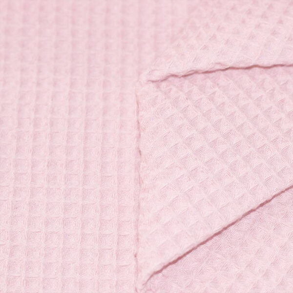Wafelkatoen - Licht roze - 0,5 Meter