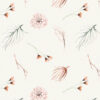 Jersey hoeslaken verschoonmand boheemse bloemen detail