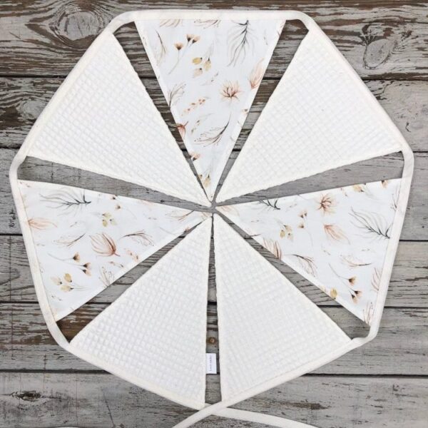 Vlaggenlijn boho bohemian off white - Afbeelding 2