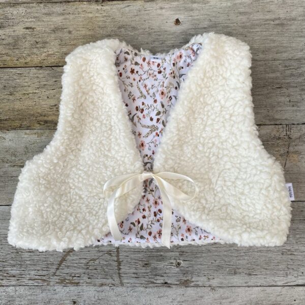 Baby Teddy Gilet Off White