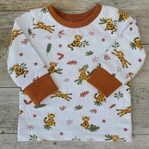 Baby longsleeve tijgers vooraanzicht