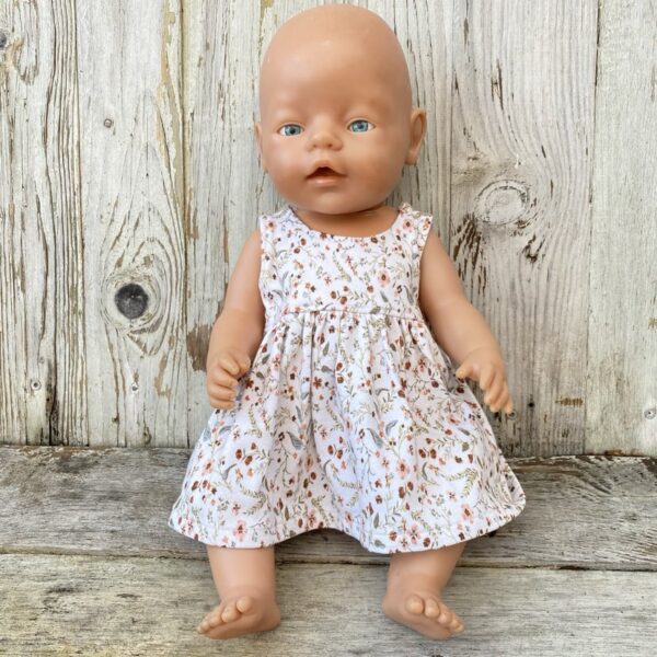 Jurkje Kleine Bloemetjes met Giletje - Afbeelding 3
