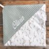 Omslagdoek oudgroen met
