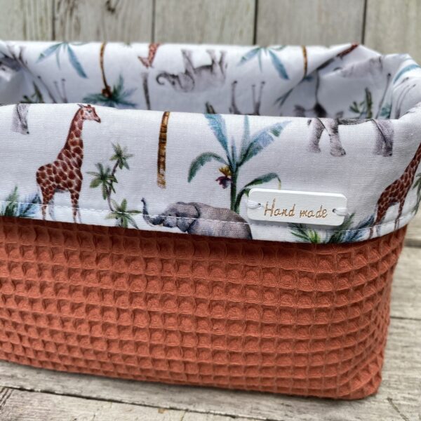Commodemandje Jungle Dieren Terracotta - Afbeelding 2