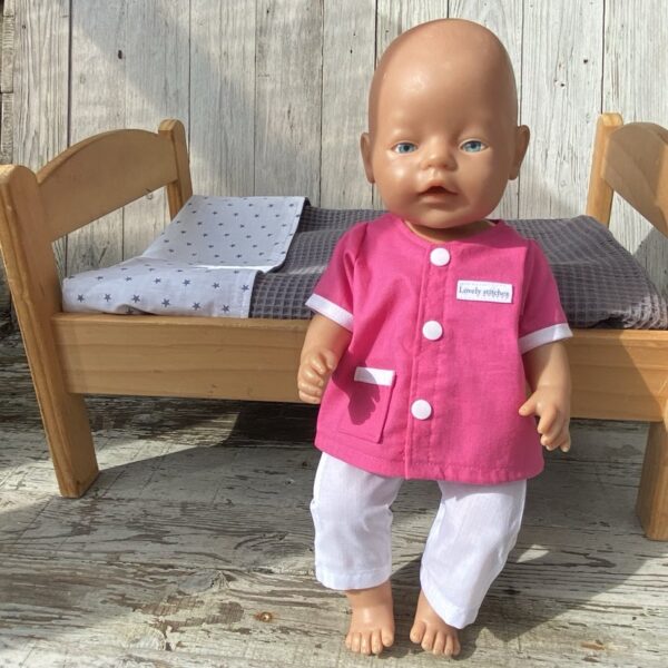 Poppenkleertjes - Verpleegster - Roze - Mt43 - Afbeelding 5