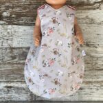 Poppenkleertjes slaapzak jungle dieren vooraanzicht