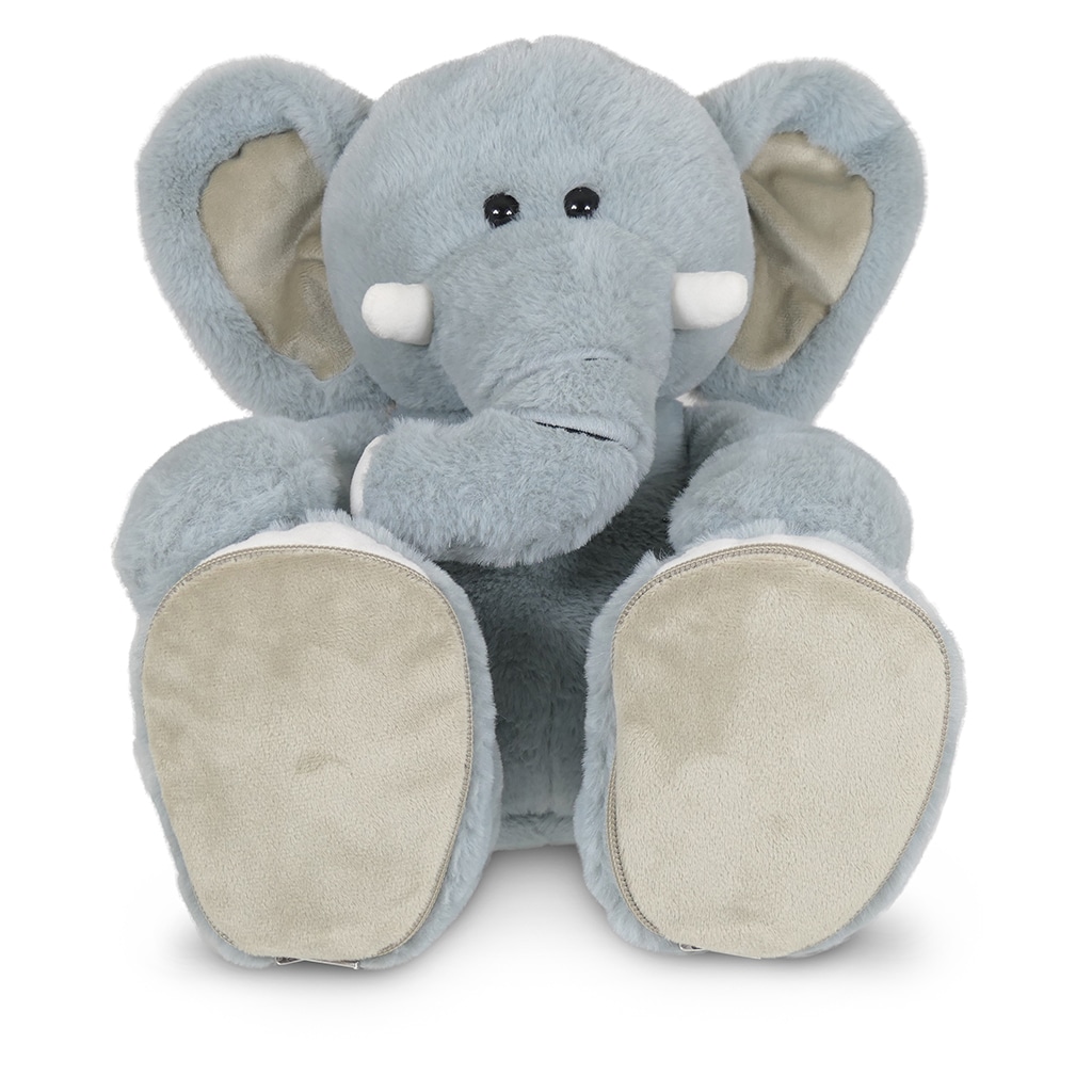 Olifant Luka grijs knuffel gepersonaliseerd detail