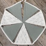 Vlaggenlijn Eucalyptus oudgroen - vooraanzicht