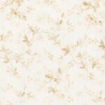 Hydrofieldoek embroidery naturel flowers verschillende formaten - vooraanzicht